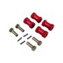 Hex Adapter Universal 12x20mm M8x24,5mm - Röd - 4 st