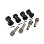 Hex Adapter Universal 12x20mm M8x24,5mm - Svart - 4 st