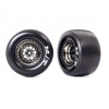 Däck & Fälg Bak Svart Krom Mickey Thompson (2)  Drag Slash