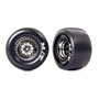 Däck & Fälg Bak Svart Krom Mickey Thompson (2)  Drag Slash
