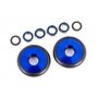 Hjul Set Alu Blå Wheelie Bar  Drag Slash