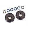 Hjul Set Alu Grå Wheelie Bar  Drag Slash