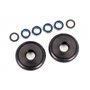 Hjul Set Alu Grå Wheelie Bar  Drag Slash