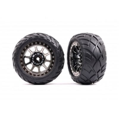 Däck & Fälg Anaconda Bak Svart/Krom Bandit/VXL 2.2" 2 st