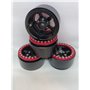 Beadlock Fälg 1.9" Aluminium RC Crawler - 5-star - 4 st