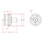 Ducted Fan 64mm 3S-V2 11-blad 2840-KV3900 FMS