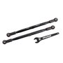 Styrstag Aluminium WideMaxx till X-Maxx Svart 2 st