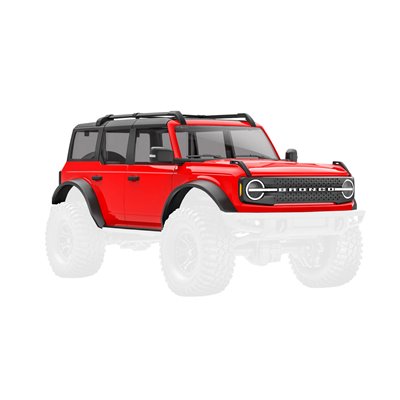 Kaross till TRX-4M Ford Bronco Röd Komplett
