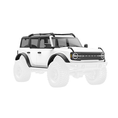 Kaross till TRX-4M Ford Bronco Vit Komplett