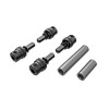 Kardanaxlar Stål/Aluminium Set Komplett TRX-4M Grå