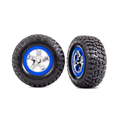 Däck & Fälg BFGoodrich/SCT Krom-Blå 4WD/2WD Bak 2 st