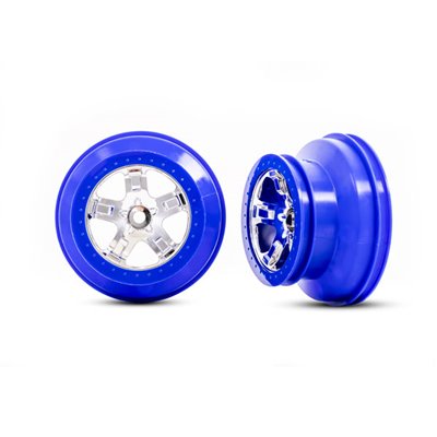 Fälg SCT Krom-Blå 2.2/3.0" 2WD Fram 2 st