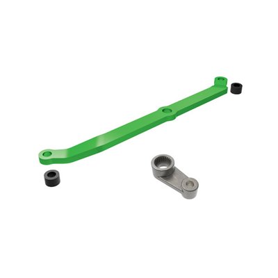 Styrlänkage i aluminium till TRX-4M Grön