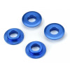 Billet Adapter Bricka för Raid 5.7" 24mm fälgar X-MAXX Blå 4 st