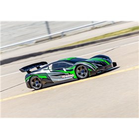 Radiostyrd bil XO-1 Supercar 1/7 TQi Telemetri TSM Grön ARTR