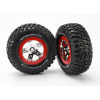 Däck &amp Fälg, BFGoodrich/SCT Krom-Röd 4WD/2WD Bak (2)