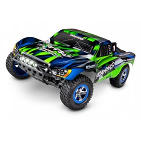 Radiostyrd bil Slash 2WD 1/10 RTR TQ Grön LED med Batteri &amp Laddare