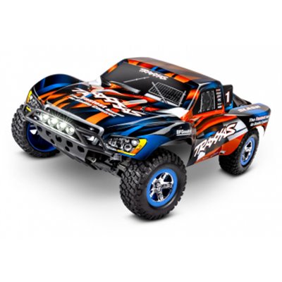 Radiostyrd bil Slash 2WD 1/10 RTR TQ Orange LED med Batteri &amp Laddare