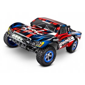 Radiostyrd bil Slash 2WD 1/10 RTR TQ Röd/Blå LED med Batteri &amp Laddare