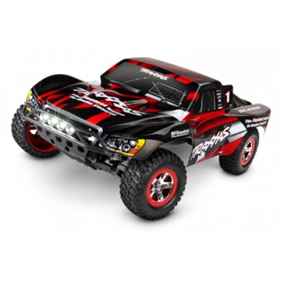 Radiostyrd bil Slash 2WD 1/10 RTR TQ Röd LED med Batteri &amp Laddare