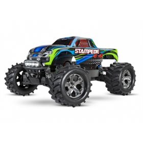 Radiostyrd bil Stampede 4x4 1/10 RTR TQ Blå LED - Med Batt/Laddare