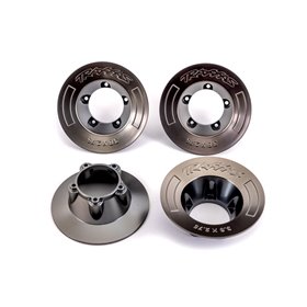 Navkapslar i Matt Svart Krom för Hjul 9572 4 st