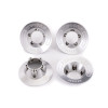 Navkapslar i Matt Krom för Hjul 9572 4 st