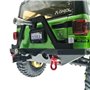 Främre & bakre stötfångare i metall med LED-ljus 1:10 RC Crawler Axial SCX10 & TRX4