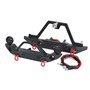 Främre & bakre stötfångare i metall med LED-ljus 1:10 RC Crawler Axial SCX10 & TRX4