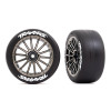 Däck & Fälg 2.0" Touring Slicks Bak till 4-Tec 3.0 - 2 st