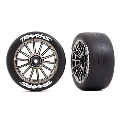 Däck & Fälg 2.0" Touring Slicks Bak till 4-Tec 3.0 - 2 st