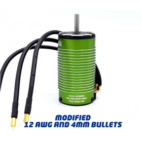 Borstlös Motor Sensor Inrunner 4-polig 4mm bullets 1515-2200KV