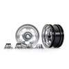 Fälg Matt Krom 2.2" + Navkapslar Kräver Hjulaxel 8255A TRX-4 2st