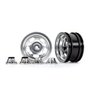Fälg Matt Krom 2.2" + Navkapslar Kräver Hjulaxel 8255A TRX-4 2st
