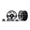 Fälg Krom 2.2" + Navkapslar Kräver Hjulaxel 8255A TRX-4 2st