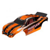 Kaross Rustler 2WD Orange Målad
