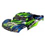 Kaross Slash 2WD/4x4 Grön &amp Blå Målad