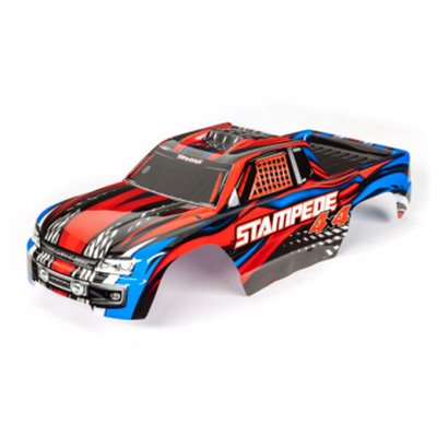Kaross Stampede 4x4 Röd Målad