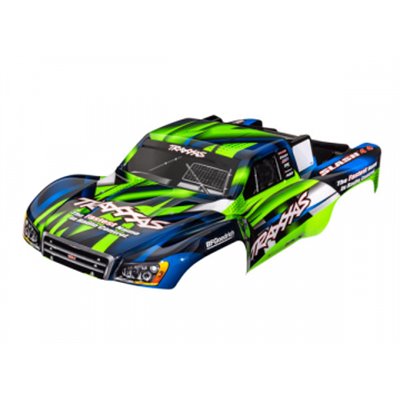 Kaross Slash 4x4/2WD Grön &amp Blå Målad