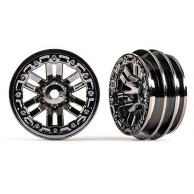 Fälg 12-Eker Svart Krom 1.0" (2)