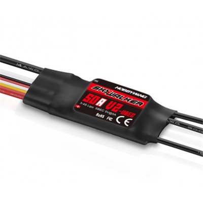 Skywalker 50A V2 UBEC Fartreglage Flygplan 3-4S