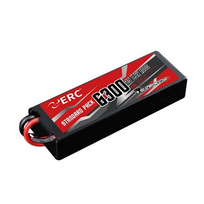 2S Li-Po Batteri 6300mAh 7,4V 100C Hard XT60