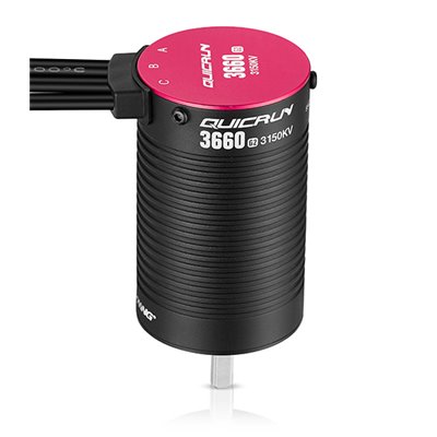 Borstlös Motor QuicRun 3660SL G2 Sensorlös 1/10 Axel 5mm 3150kV 