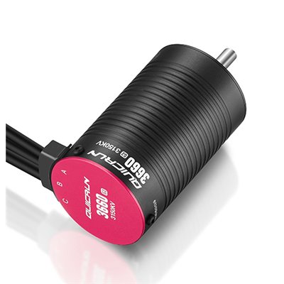 Borstlös Motor QuicRun 3660SL G2 Sensorlös 1/10 Axel 5mm 3700kV