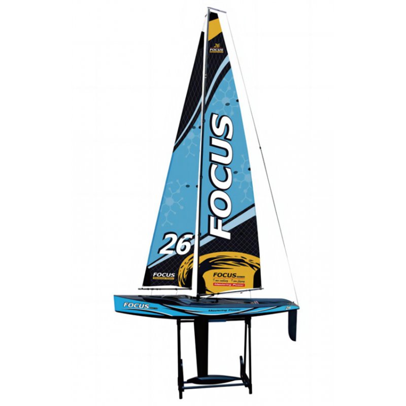 Focus V3 Segelbåt 1M Blå RTR