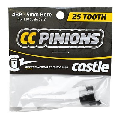 Pinion i Härdat Stål 25T - 48 pitch - 5mm hål