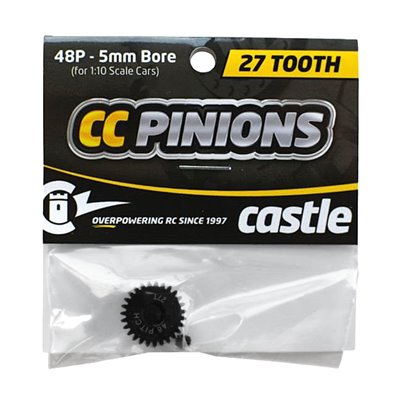 Pinion i Härdat Stål 28T - 48 pitch - 5mm hål