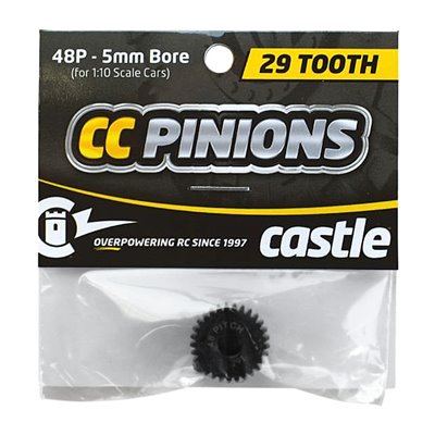Pinion i Härdat Stål 29T - 48 pitch - 5mm hål