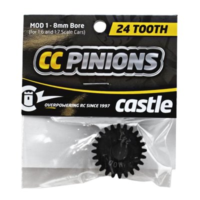 Pinion i Härdat Stål 24T - Mod 1 - 1,8mm hål