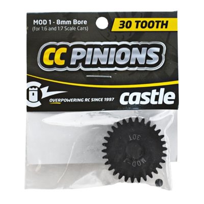 Pinion i Härdat Stål 30T - Mod 1 - 1,8mm hål